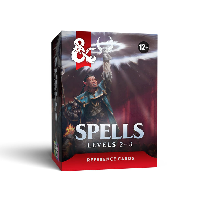 Dungeons & Dragons Reference Cards - Spells (Levels 2-3) | D&D Accessories (English Version