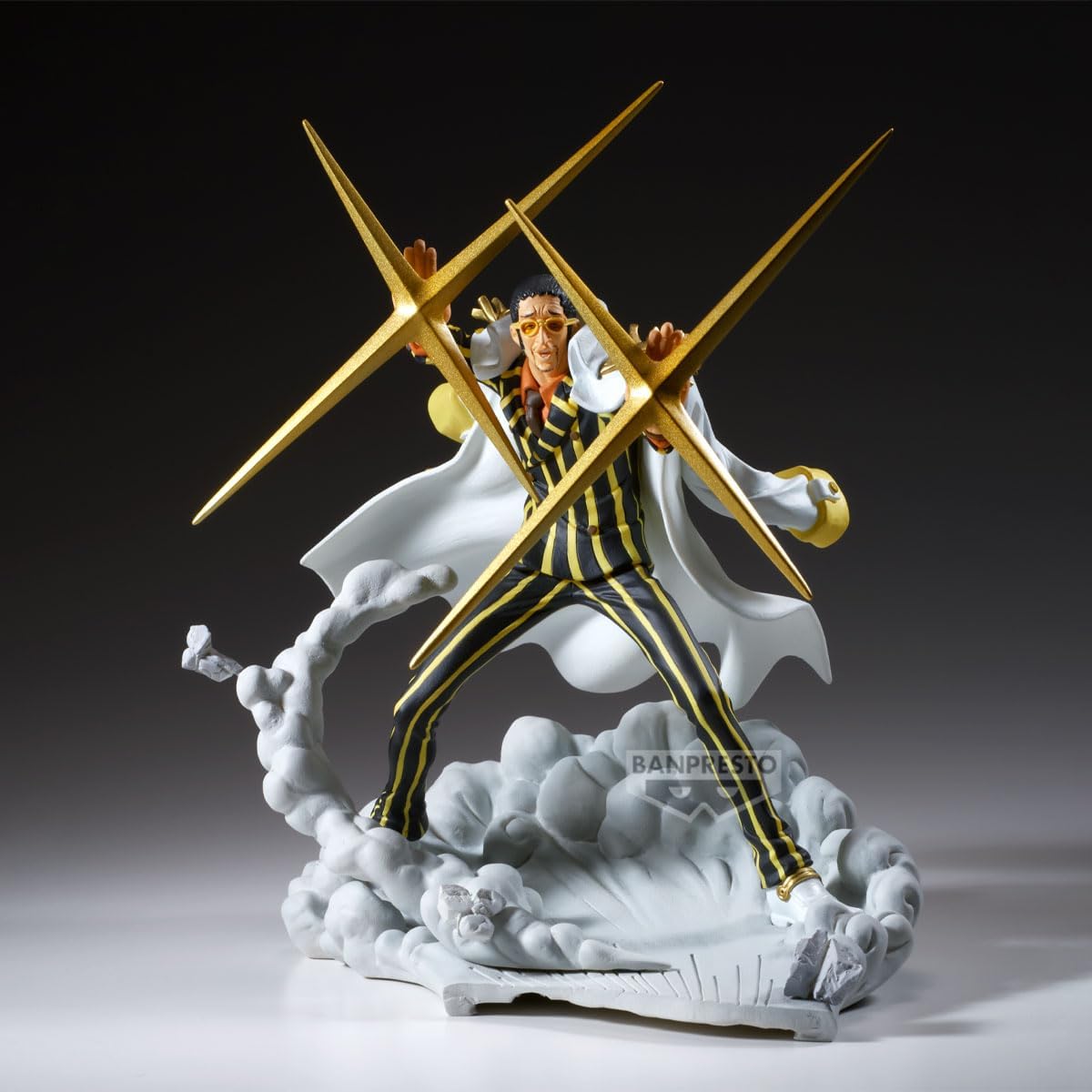 Banpresto Borsalino One Piece Action Figure - Senkozekkei 18 cm - PZ71026P Multicolour - Collectible Figure - Ideal for Anime One Piece Fans