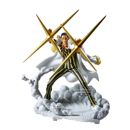 Banpresto Borsalino One Piece Action Figure - Senkozekkei 18 cm - PZ71026P Multicolour - Collectible Figure - Ideal for Anime One Piece Fans