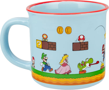 Super Mario Ceramic Mug 350ml - Prodotto Super Mario con licenza ufficiale