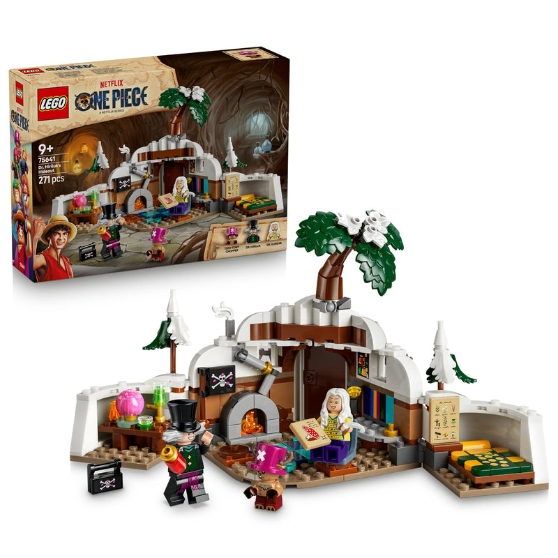 LEGO ONE PIECE De Schuilplaats van Dr. Hiriluk – Speelgoed voor Kinderen met 3 Minifiguren Incl. Tony Tony Chopper – Kinderkamer Decoratie – Cadeau voor Jongens en Meisjes vanaf 9 Jaar – 75641