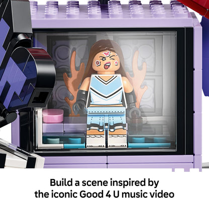 LEGO Editions Olivia Rodrigo's Secret Storage - Toy w/Suitcase, Microphone, Record, Megaphone, TV & Minifigure - Kids' Room Decor - Music Gift for 10+ Year Old Girls & Fans - 43030