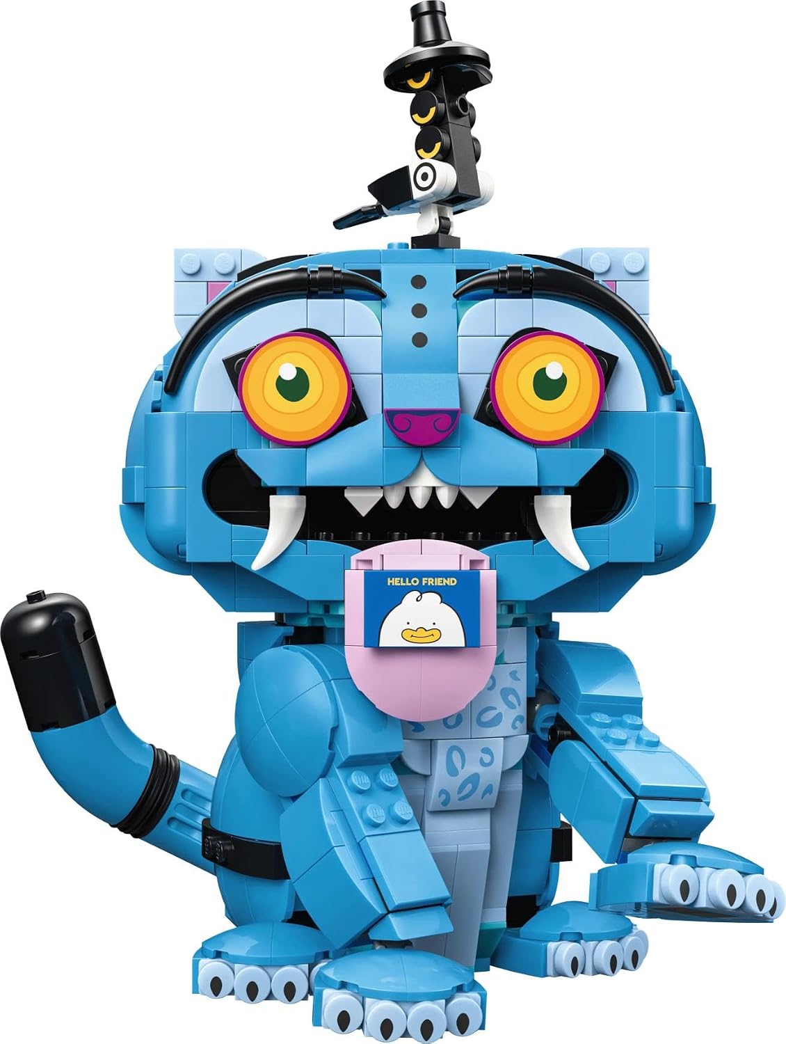 LEGO KPop Demon Hunters Derpy Tiger and Sussie Bird - K-Pop Toy w/ 2 Animal Figures & Flowerpot - Kids' Room Decor - Music Gift for 9+ Year Old Girls, Boys & Movie Fans - 72537
