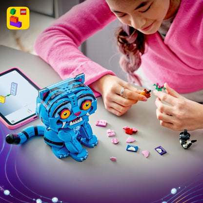 LEGO KPop Demon Hunters Derpy Tiger and Sussie Bird - K-Pop Toy w/ 2 Animal Figures & Flowerpot - Kids' Room Decor - Music Gift for 9+ Year Old Girls, Boys & Movie Fans - 72537