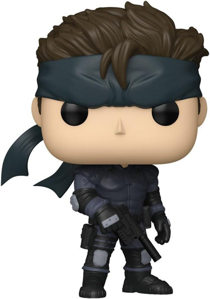 Funko POP! Games: Metal Gear Solid - Solid Snake | Official Merch - Collectable Vinyl Figurine for Shelf Display - Birthday Gift Idea for Fans and Collectors