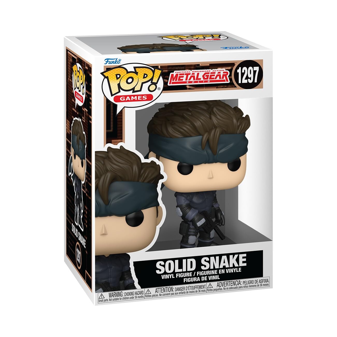 Funko POP! Games: Metal Gear Solid - Solid Snake | Official Merch - Collectable Vinyl Figurine for Shelf Display - Birthday Gift Idea for Fans and Collectors
