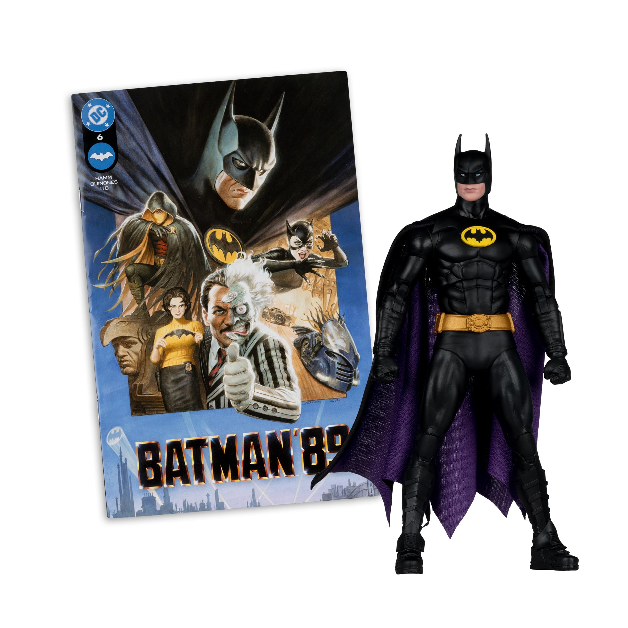 McFarlane Toys- DC Direct Batman (Batman 89) 7in Action Figure with Comic