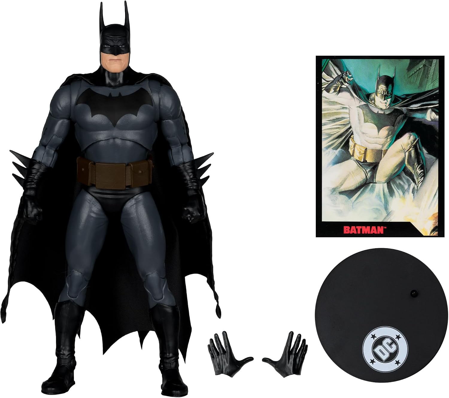 McFarlane Toys- DC Direct Batman (Justice #1) 7in Action Figure with Comic