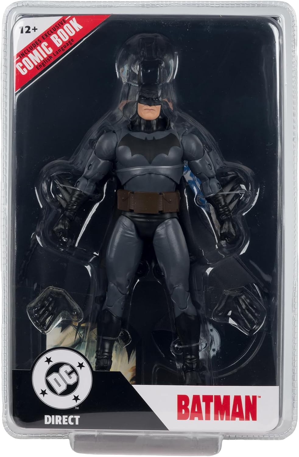 McFarlane Toys- DC Direct Batman (Justice #1) 7in Action Figure with Comic