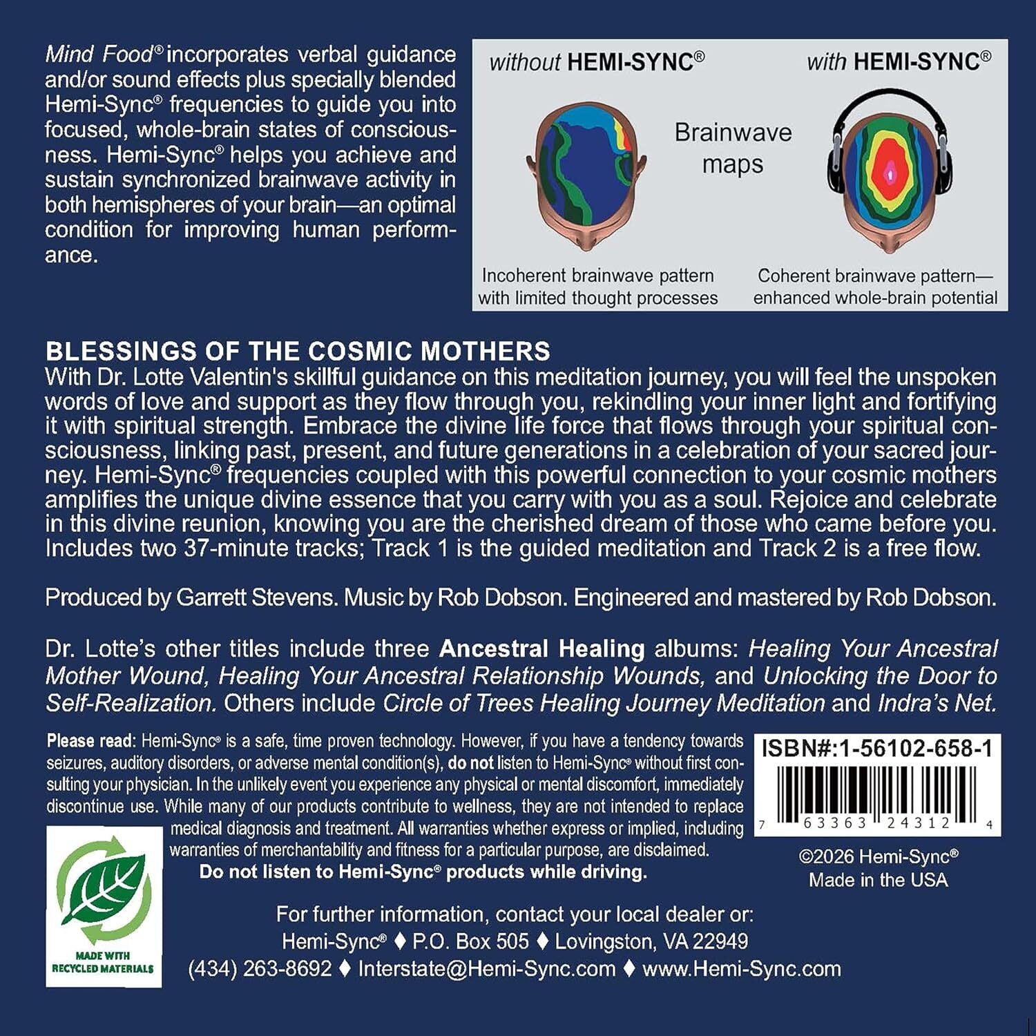 Blessings of the cosmic mothers