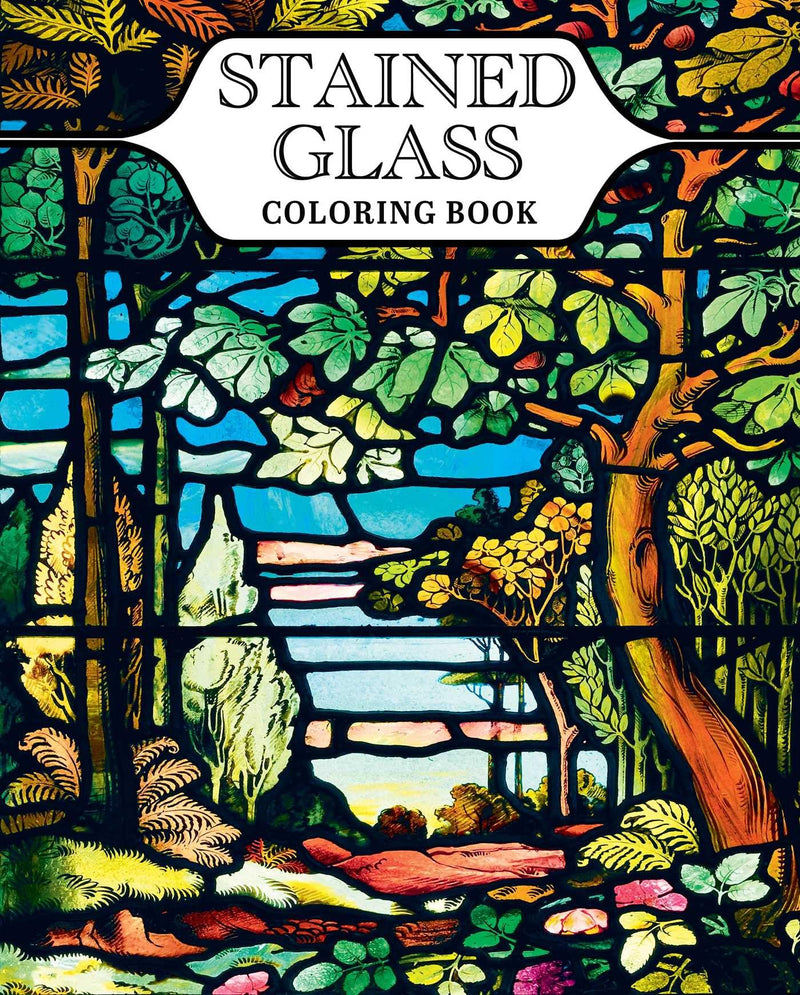 Stained Glass Coloring Book
