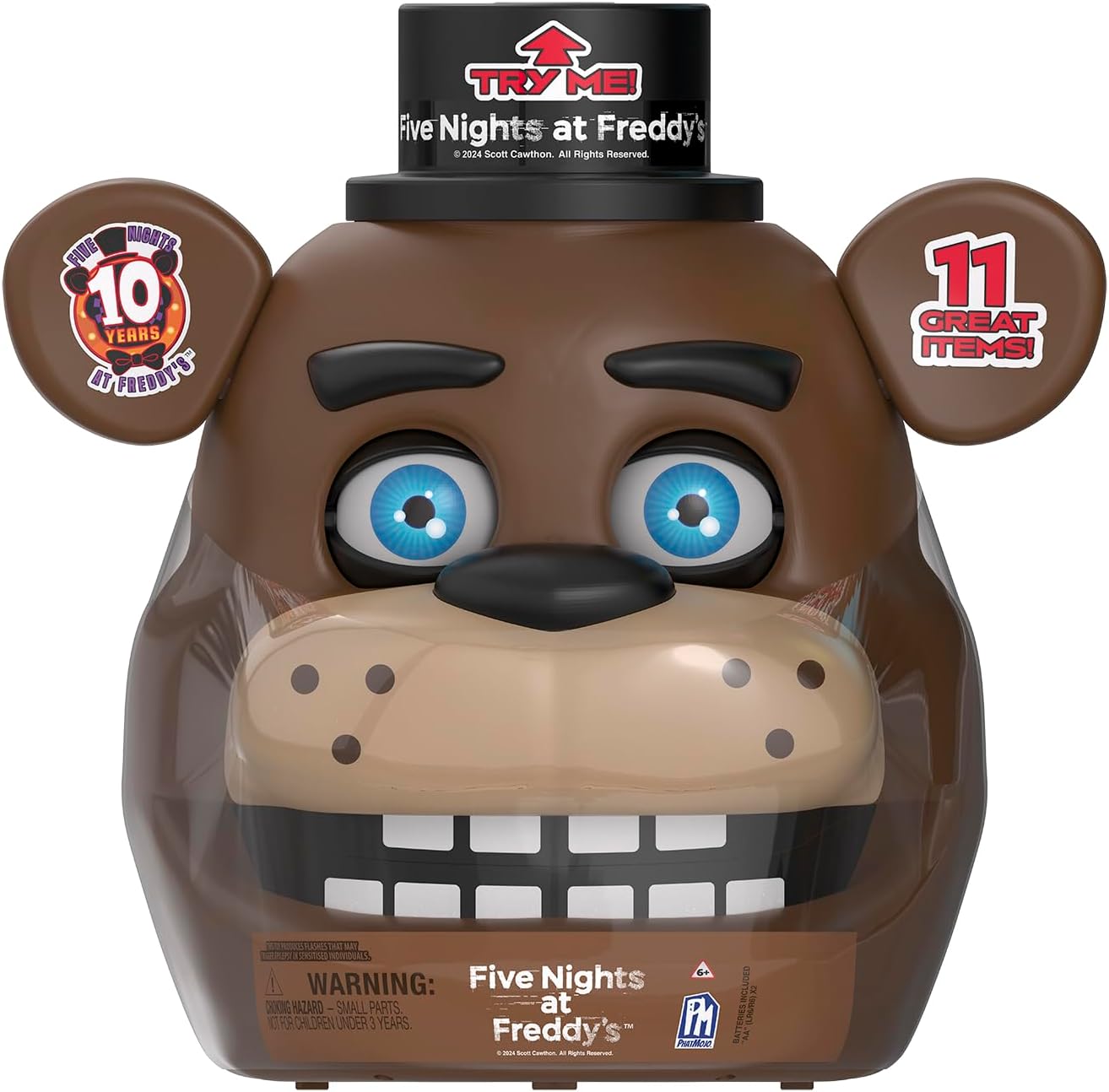 Five Nights at Freddy’s (FNAF) — Toy Freddy Storage Case Bundle — Series 2