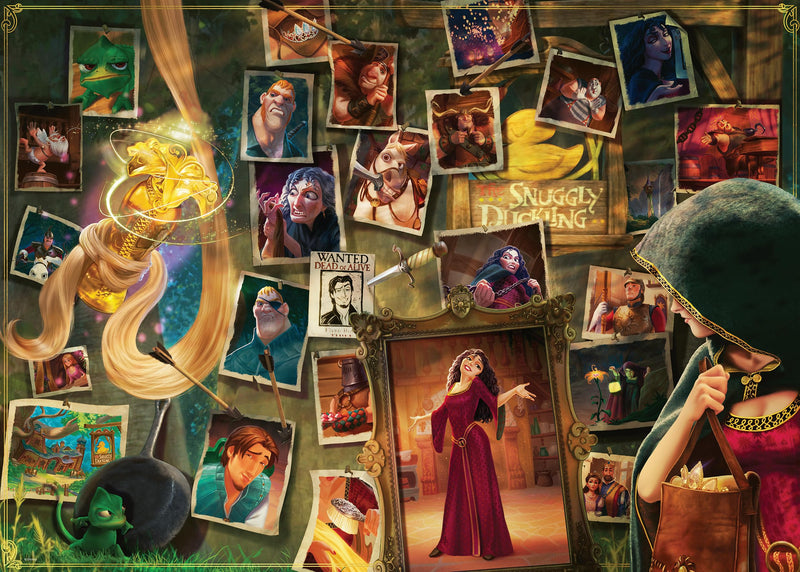 Ravensburger Puzzel 1000 Stukjes, Disney Villainous: Mother Gothel - Puzzels voor volwassenen vanaf 14 jaar, 70 x 50 cm, puzzel voor gemene volwassenen, Disney cadeau-ideeën