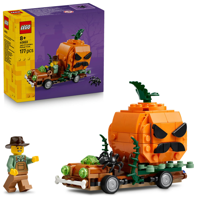 Lego - Lego Iconic - Jack-O`-Lantern Pickup Truck (40822)