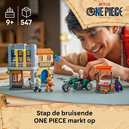 LEGO ONE PIECE Confrontatie met Kapitein Smoker – Speelgoed met 4 Minifiguren Incl. Monkey D. Luffy en Sanji – Kinderkamer Decoratie – Cadeau voor Jongens en Meisjes vanaf 9 – 75642