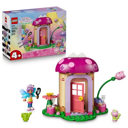 LEGO Gabby's Dollhouse Kitty Fairy's Garden House Toy - incl. Fairy Gabby Mini Doll, Cat Figure & Doll's House Accessories - Birthday Gift Idea for 4+ Year Old Girls - 11212