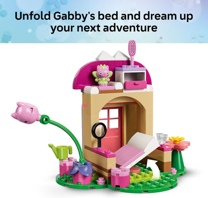 LEGO Gabby's Dollhouse Kitty Fairy's Garden House Toy - incl. Fairy Gabby Mini Doll, Cat Figure & Doll's House Accessories - Birthday Gift Idea for 4+ Year Old Girls - 11212
