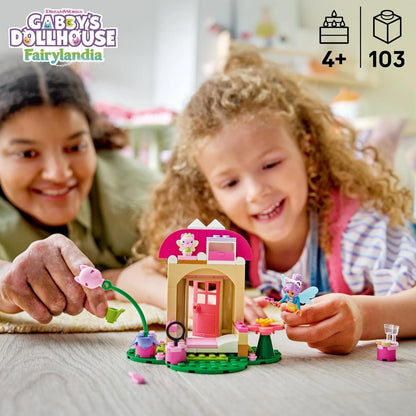 LEGO Gabby's Poppenhuis Kitty Fee's Tuinhuisje - Dieren Speelgoed voor Kinderen - Gabby Poppetje, Katten Figuur, Speelhuisje, Poppenhuisaccessoires - Cadeau voor Meisjes, Jongens vanaf 4 Jaar - 11212