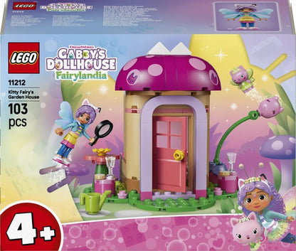 LEGO Gabby's Poppenhuis Kitty Fee's Tuinhuisje - Dieren Speelgoed voor Kinderen - Gabby Poppetje, Katten Figuur, Speelhuisje, Poppenhuisaccessoires - Cadeau voor Meisjes, Jongens vanaf 4 Jaar - 11212