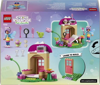 LEGO Gabby's Poppenhuis Kitty Fee's Tuinhuisje - Dieren Speelgoed voor Kinderen - Gabby Poppetje, Katten Figuur, Speelhuisje, Poppenhuisaccessoires - Cadeau voor Meisjes, Jongens vanaf 4 Jaar - 11212