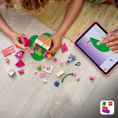 LEGO Gabby's Poppenhuis Kitty Fee's Tuinhuisje - Dieren Speelgoed voor Kinderen - Gabby Poppetje, Katten Figuur, Speelhuisje, Poppenhuisaccessoires - Cadeau voor Meisjes, Jongens vanaf 4 Jaar - 11212