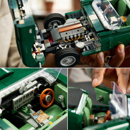 LEGO Icons Jaguar E-Type - Auto Bouwpakket voor Volwassenen - Sportauto met Gedetailleerde Motor, Cockpit en Accessoires - Woondecoratie en Kantoor Decoratie - Cadeau voor Mannen en Vrouwen - 11381
