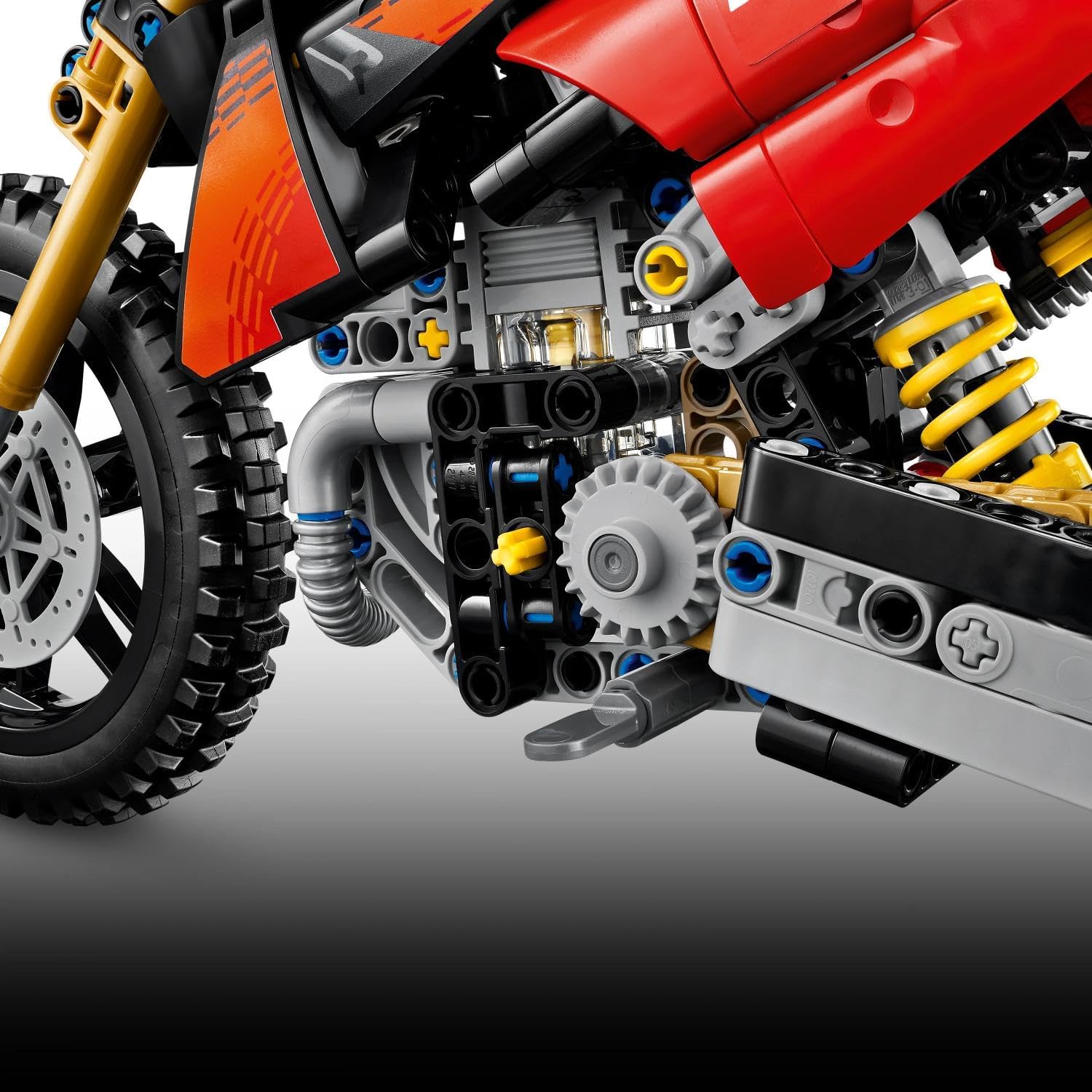 LEGO Technic Ducati Desmo450 MX Factory Motor Speelgoed voor Kinderen vanaf 10 Jaar - Voertuig Bouwpakket met Speelgoedmotor met Besturing en Ophanging - Cadeau voor Jongens en Meisjes - 42238