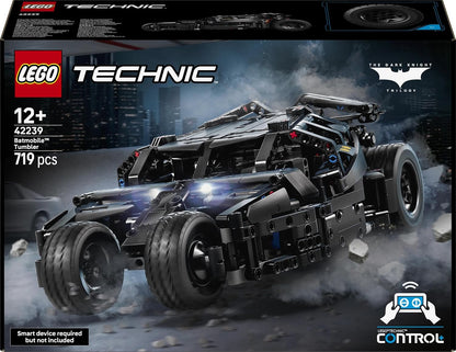 LEGO Technic Batmobile Tumbler - op Afstand Bestuurbare Speelgoed Auto - Bouwpakket voor Kinderen vanaf 12 Jaar - Batman Merchandise - Modelauto en Koplampen - Cadeau voor Jongens en Meisjes - 42239