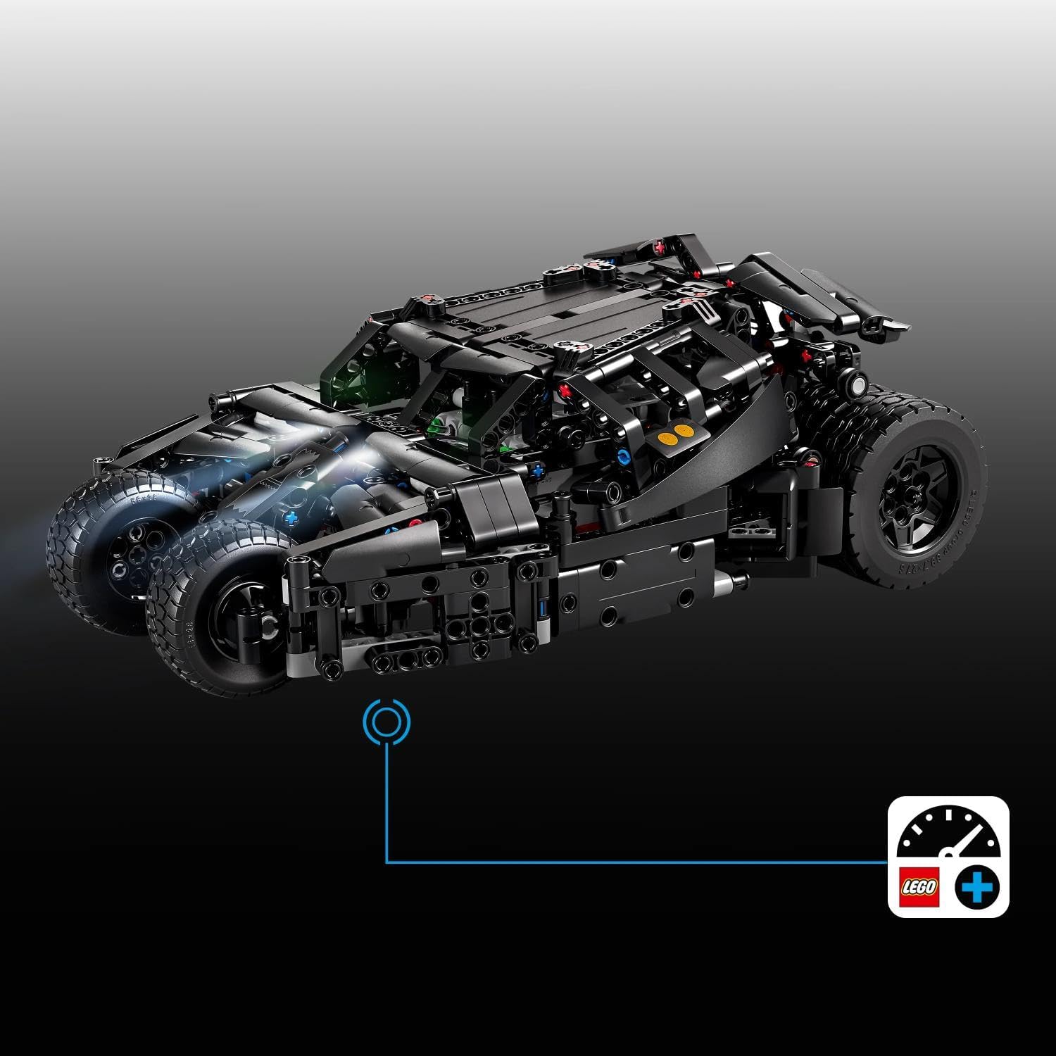 LEGO Technic Batmobile Tumbler - op Afstand Bestuurbare Speelgoed Auto - Bouwpakket voor Kinderen vanaf 12 Jaar - Batman Merchandise - Modelauto en Koplampen - Cadeau voor Jongens en Meisjes - 42239