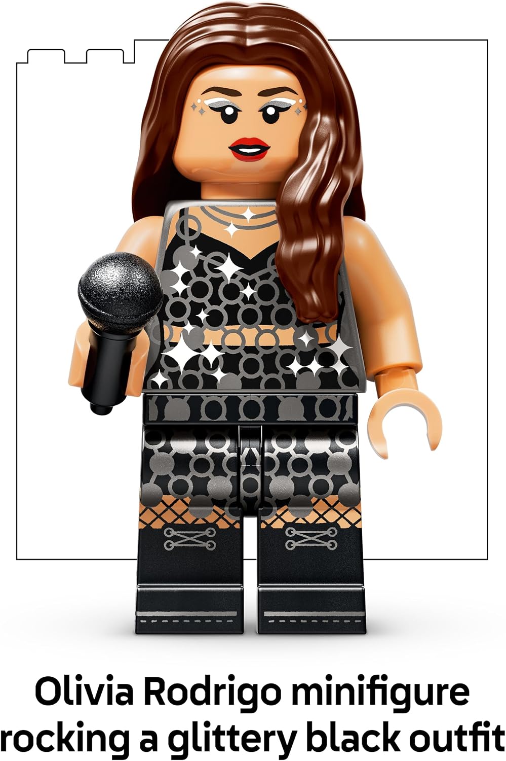 LEGO Editions Olivia Rodrigo's Concert Moon - Record Player Model Kit w/Vinyl & Minifigure - Kids' Room Decor - Music Gift for 14+ Year Old Teenage Girls, Boys & Fans - 43029