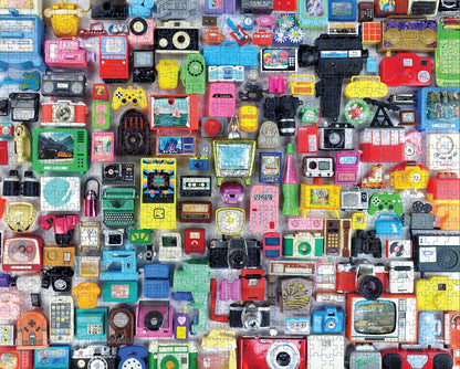 Tiny Collections Retro Tech 1000-Piece Puzzle