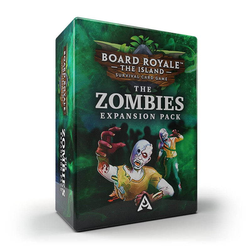 Arvis Games Board Royale: The Island Zombies Expansion A Turn-Based Survival Card Game 2-6 Players English