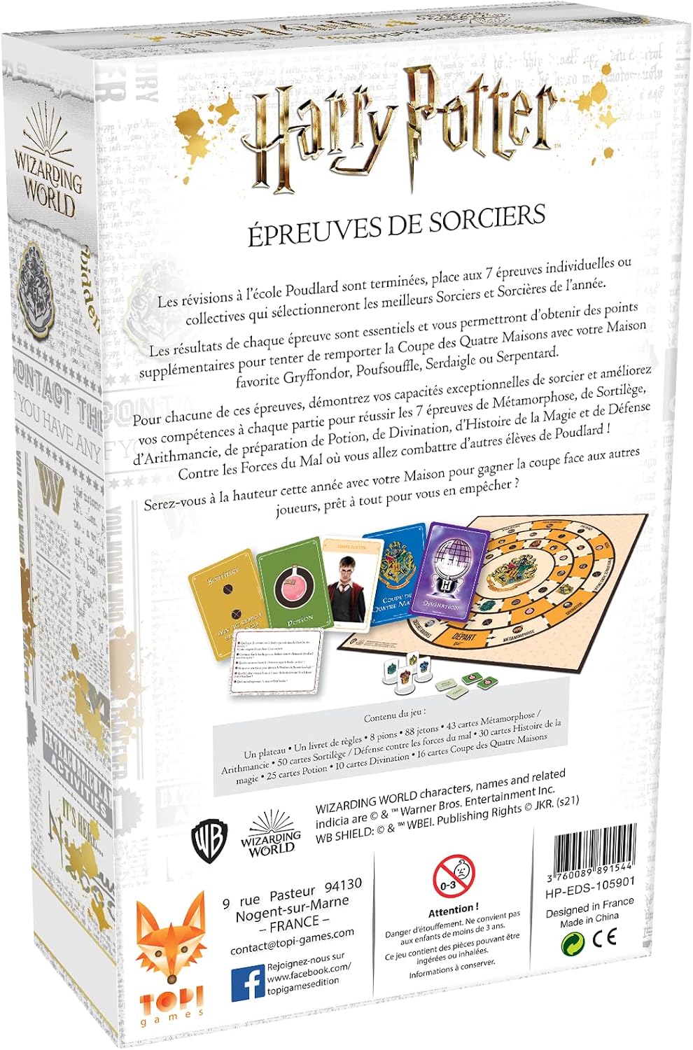 Topi Games - Harry Potter - Epreuves De Sorciers - 3760089891544