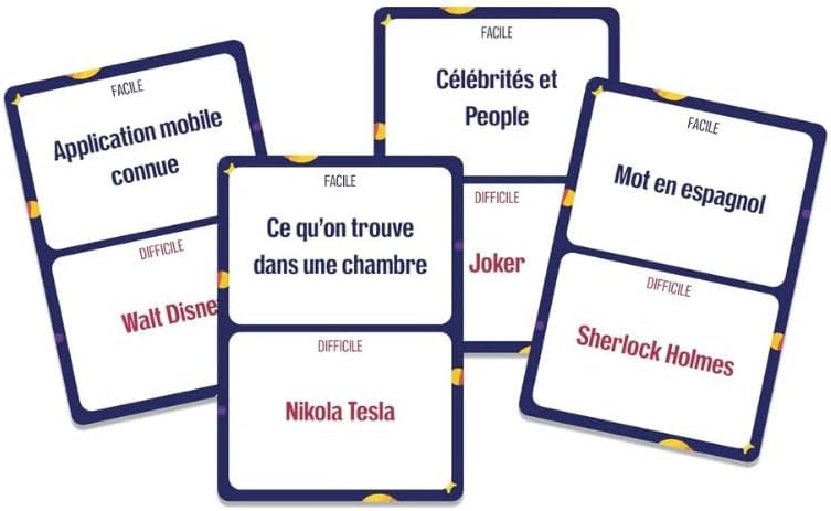 Topi Games Omniscient Card Game, English Edition | Two oral and written challenge modes for 2-8 players, ages 10+, with 160 cards, hourglass and notepad.