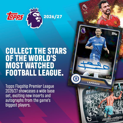 Topps Flagship Premier League 2026/27 Trading Cards - Value Box | The Value box contains 60 cards with 4 Green Voltage base parallels and 2 exclusive Mayhem inserts per box.