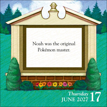 Church Signs 2027 Day-to-Day Calendar: Little Sayings to Help You on Your Way