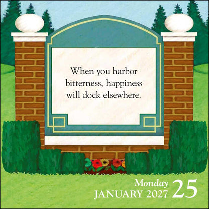 Church Signs 2027 Day-to-Day Calendar: Little Sayings to Help You on Your Way