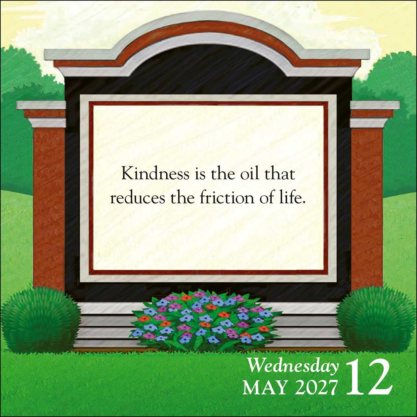 Church Signs 2027 Day-to-Day Calendar: Little Sayings to Help You on Your Way