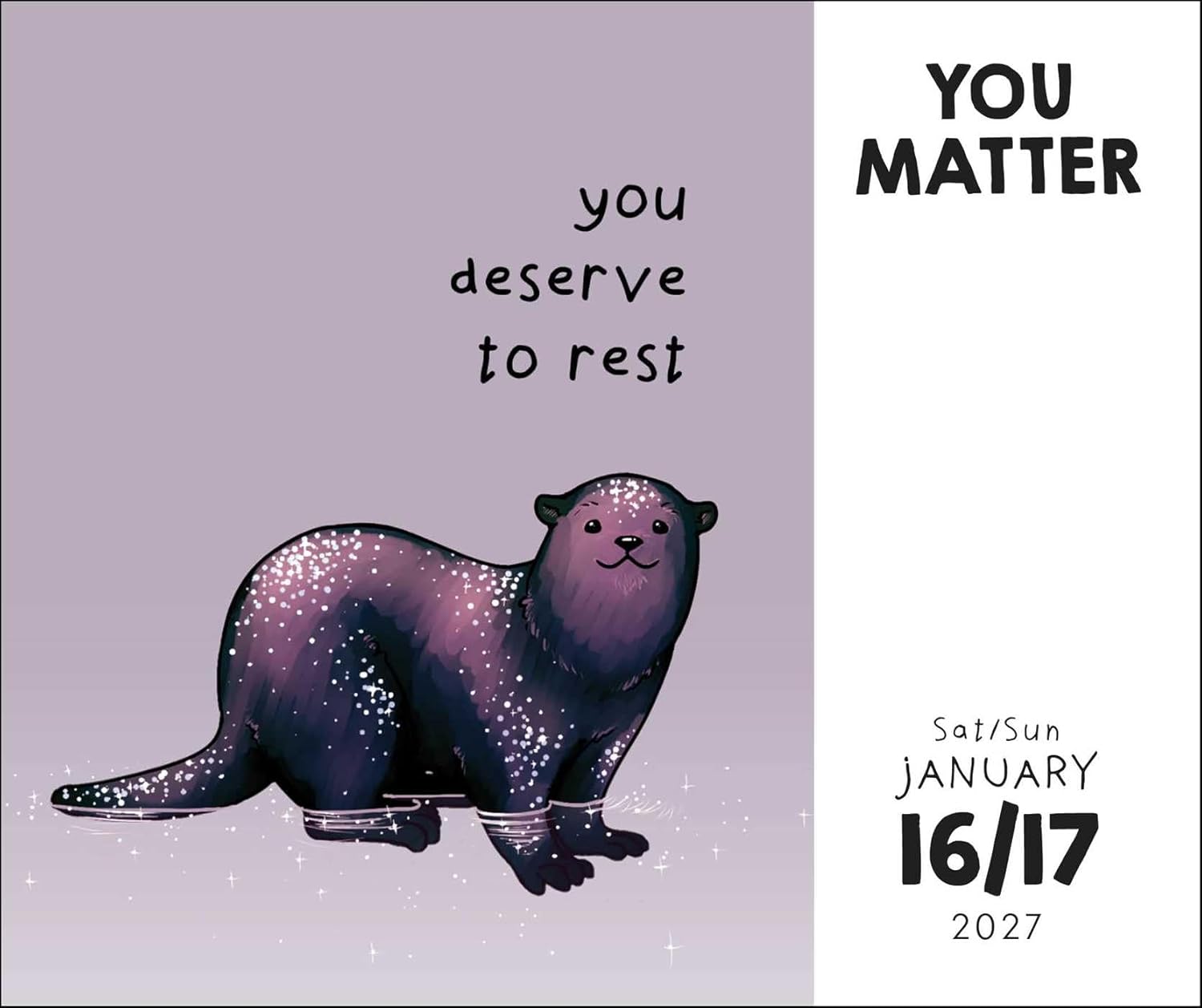 Kate Allan 2027 Day-to-Day Calendar: You Matter Today, Tomorrow, and Always