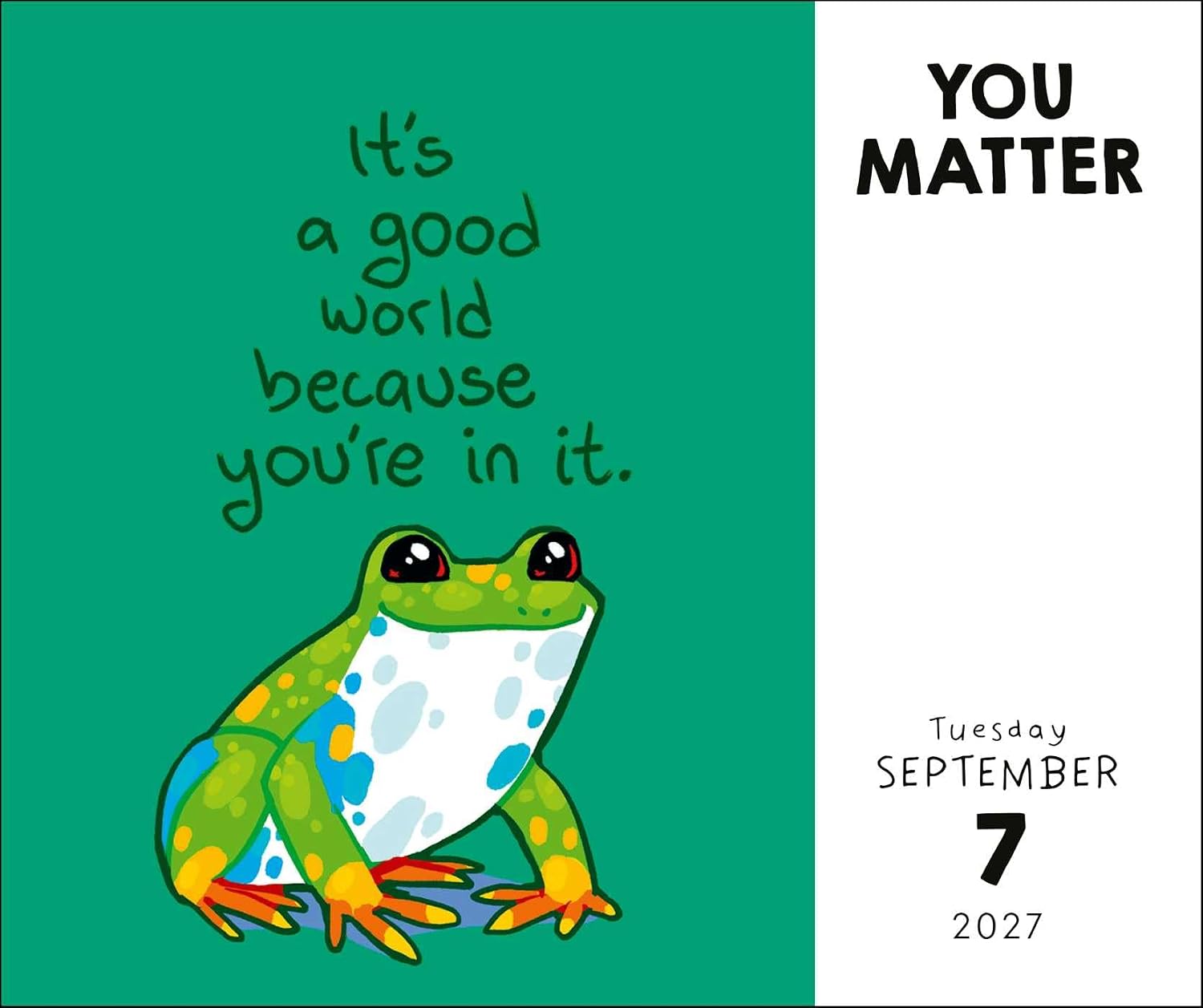 Kate Allan 2027 Day-to-Day Calendar: You Matter Today, Tomorrow, and Always