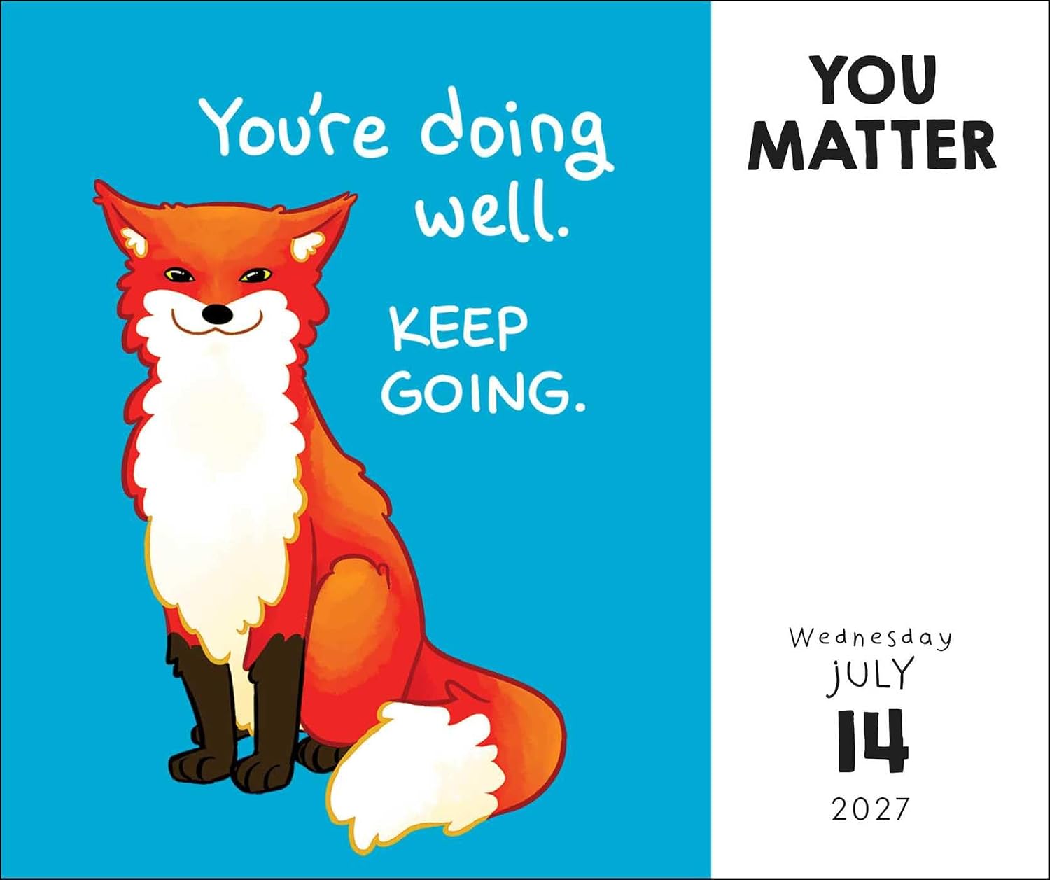 Kate Allan 2027 Day-to-Day Calendar: You Matter Today, Tomorrow, and Always