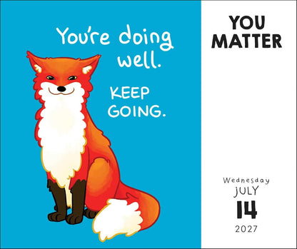 Kate Allan 2027 Day-to-Day Calendar: You Matter Today, Tomorrow, and Always
