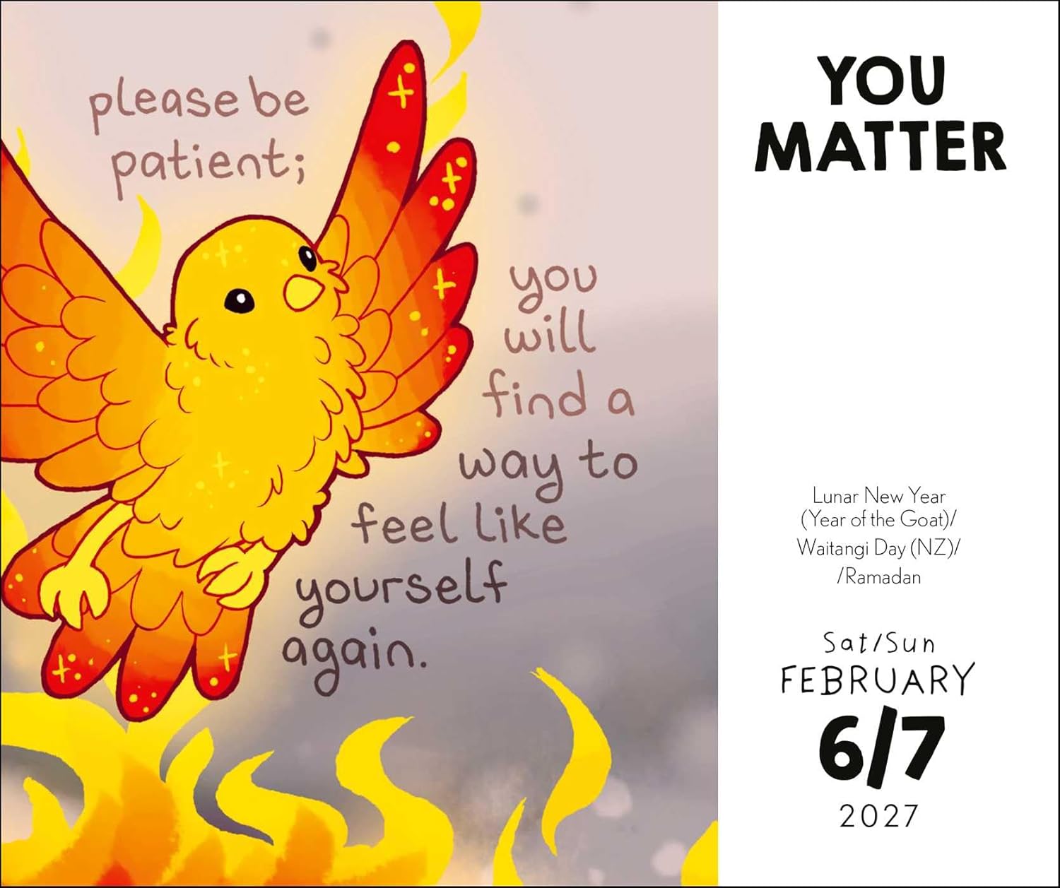 Kate Allan 2027 Day-to-Day Calendar: You Matter Today, Tomorrow, and Always