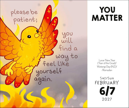 Kate Allan 2027 Day-to-Day Calendar: You Matter Today, Tomorrow, and Always