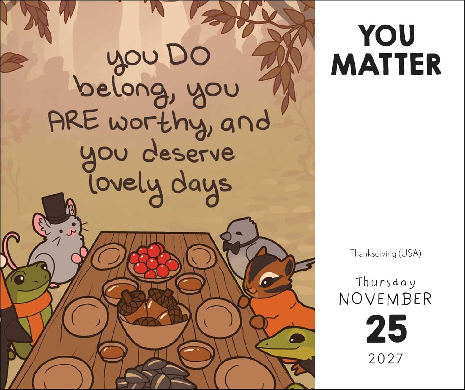 Kate Allan 2027 Day-to-Day Calendar: You Matter Today, Tomorrow, and Always