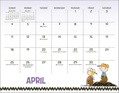 PEANUTS® 2027 Monthly Desk Calendar