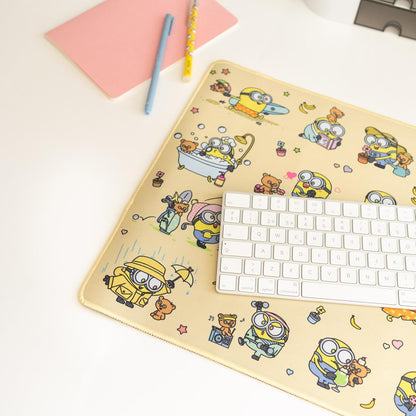 Grupo Erik | Tapis de Souris XXL Les Minions - Tapis de Bureau | 80 x 35 cm Sous Main Bureau, Tapis de Souris Gamer, Déco Bureau
