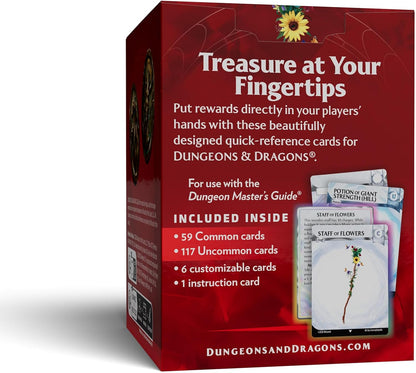 Dungeons & Dragons Reference Cards - Magic Items (Common and Uncommon) | D&D Accessories (English Version