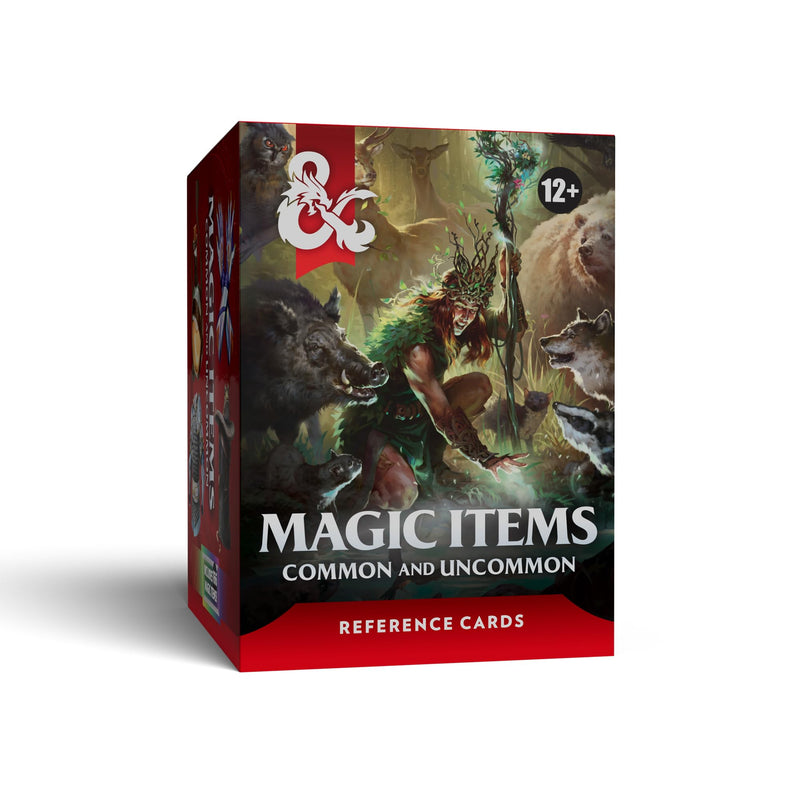 Dungeons & Dragons Reference Cards - Magic Items (Common and Uncommon) | D&D Accessories (English Version
