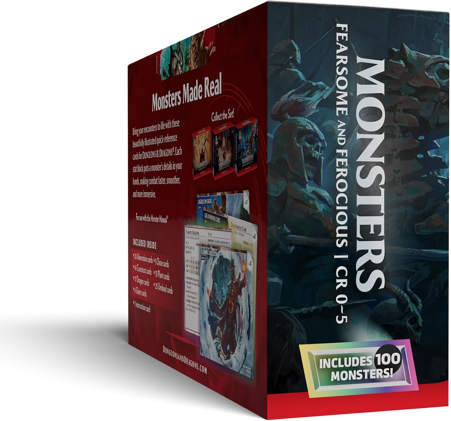 Dungeons & Dragons Reference Cards - Monsters (Fearsome and Ferocious) | D&D Accessories (English Version